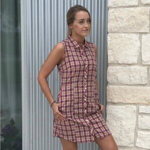 Toad&Co Maneuver Shirtdress in Sorbet NWT